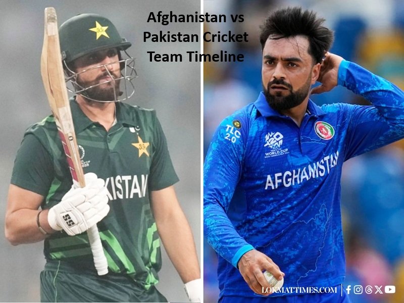 Afghanistan vs Pakistan Cricket Team Timeline