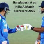 Bangladesh A vs India A Match Scorecard 2025