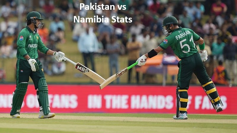 Pakistan vs Namibia Stats